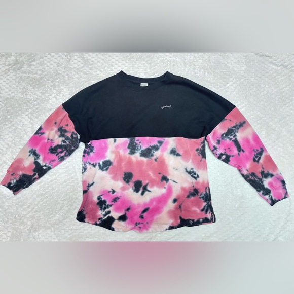 VS PINK Varsity Crew hoodie cosmic size M - Picture 3 of 8